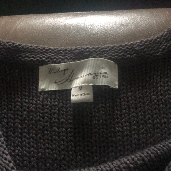 Crop swing sweater with plaid elbow patches - Picture 3 of 3